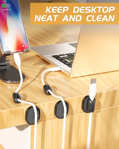 6 Pack Puretor Cord Organizer Holders (6 Count)