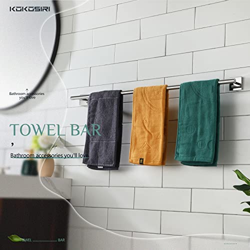 32'' Towel Bar Bathroom Towel Holder for Bath Kitchen Toilet 32 Inch Necklace Holder Chrome Stainless Steel B4005CH (Polished Chrome / 32-Inch)
