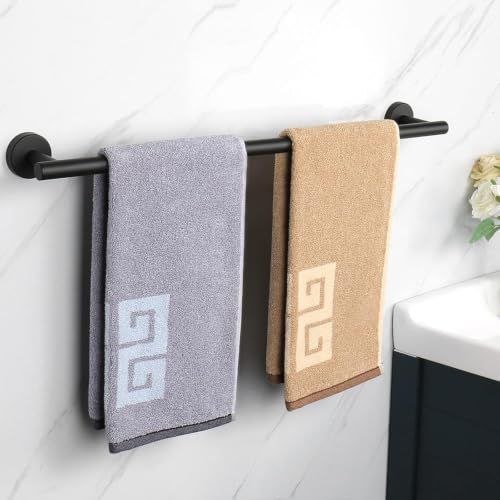 Bath Towel Bar (Matte Black / 26 Inch)