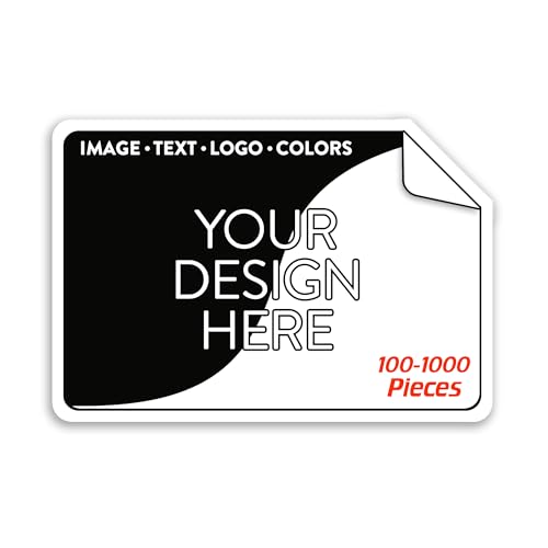 Custom Vinyl Stickers Your Image (100 Count)