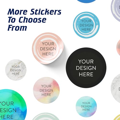 Custom Vinyl Stickers Your Image (100 Count)