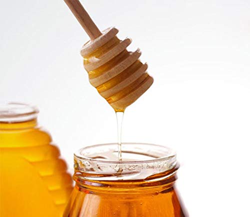 50 Pack Wooden Honey Dippers (8cm)