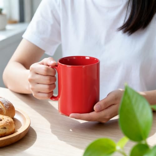 22 oz Large Coffee Mugs (Red)