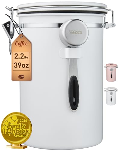 Coffee Canister (Jet White / 39 oz)