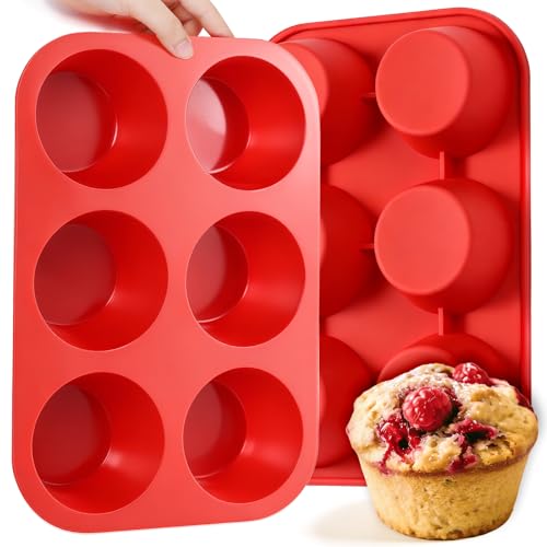 Silicone Jumbo Muffin Pan (6-Cup Jumbo)