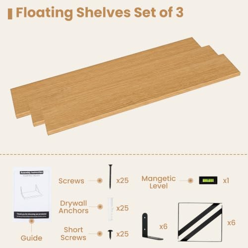 Floating Book Shelves for Wall