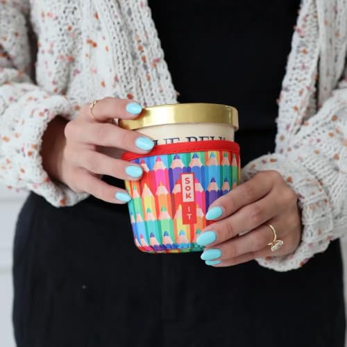 IceCreamSok Insulated Neoprene Cover (Work of Art / Fits Tapered Pints)