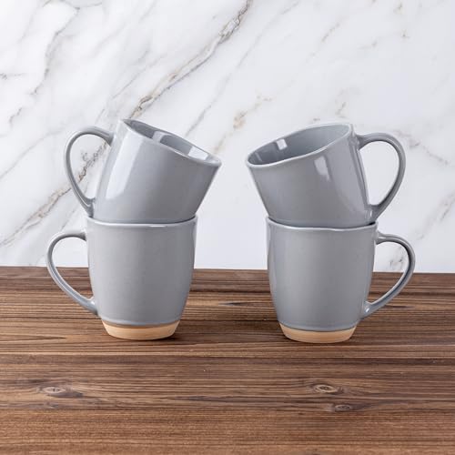 12oz Coffee Mugs set of 4 (Limestone / Set of 4)