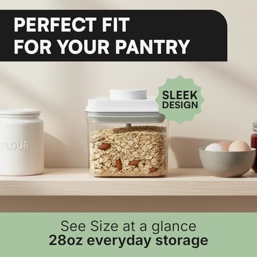 Bop Top Airtight Food Storage Containers with Lid Multi Pack (Set of 5)
