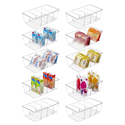 10 Pack Food Storage Organizer Bins (10pack)