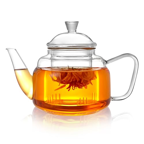 Glass Teapot with Removable Infuser (20oz(600ml))