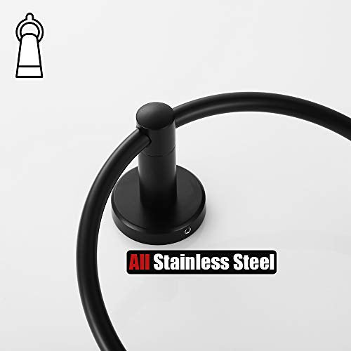 Black Towel Ring (Black)
