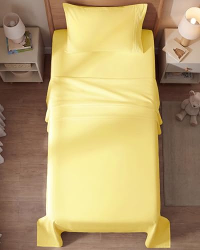 Twin Size 3 Piece Sheet Set (29 - Yellow / Twin)