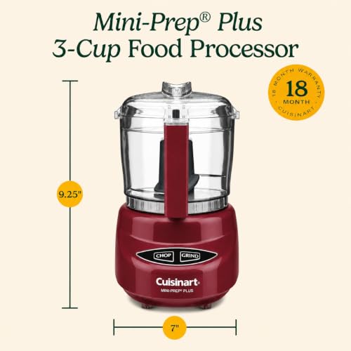 Mini Prep Plus Food Processor (Dusty Red / 3 Cup)