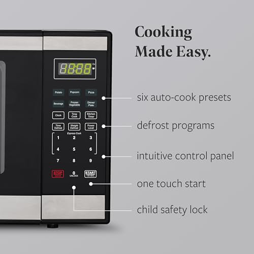 1.1 Cu. Ft. Countertop Microwave Oven (1.1 Cu. Ft / Stainless Steel)