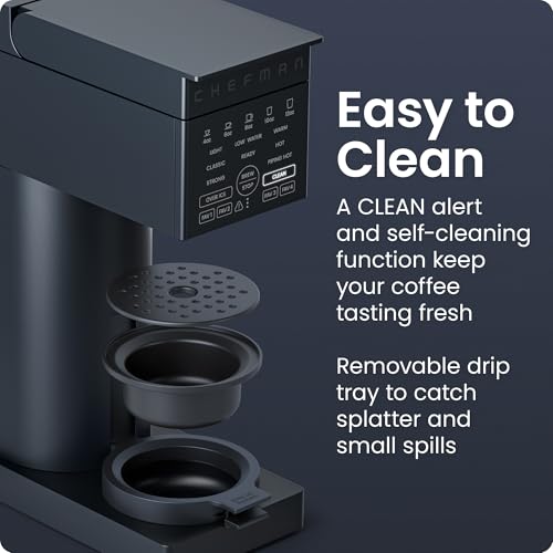 Caffeinator Single Serve Coffee Maker (Midnight)