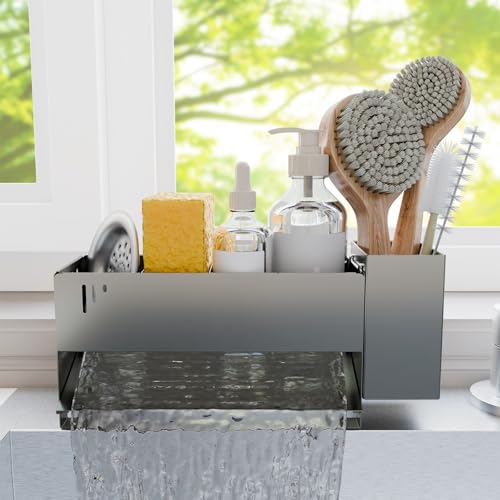 Kitchen Sink Caddy Organizer (Gray)