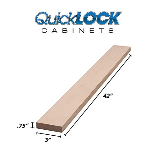Quicklock RTA (.75"D x 3"W x 42"H Filler / Raw Maple)