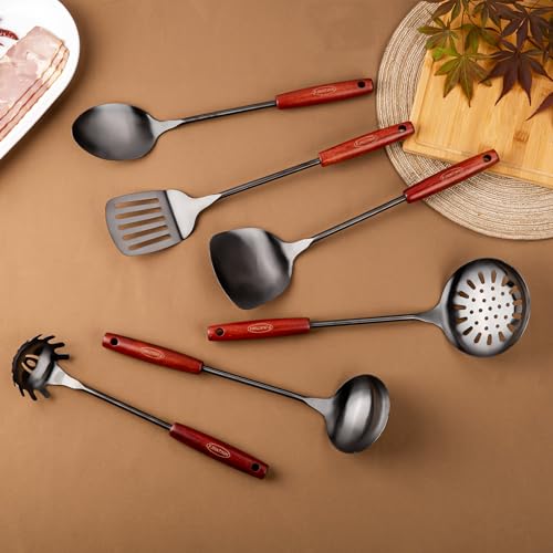 17inch Wok Spatula and Ladle (4 Count)