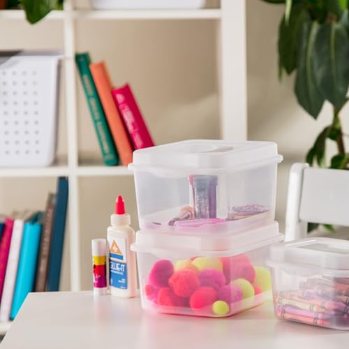 18038612 Small Flip Top Storage Box (1.5 Cubic Feet / 24 Pack)