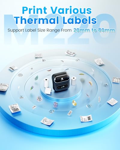 Label Maker M220 Thermal Label Printer