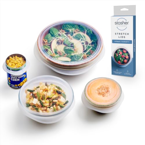 Reusable Silicone Stretch Lids (Variety 4-Pack)
