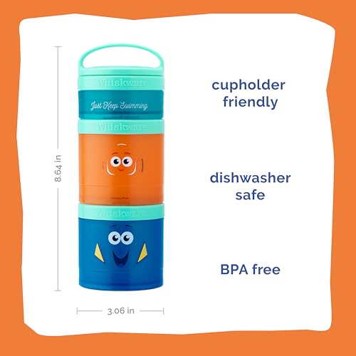 Disney Pixar Stackable Snack Containers for Kids (Pixar / Finding Nemo)