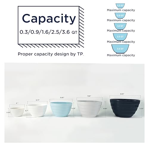 Mixing Bowls with Lids (5 Count)