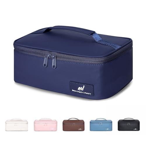 NOL Insulated Lunch Bag for Adults (Navy Blue / Small (4.5 Liters))