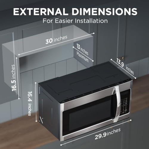 Over the Range Microwave Oven (1.9 Cu.Ft Stainless Steel)