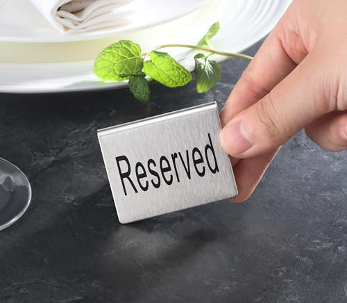 Stainless Steel Table Tent Sign