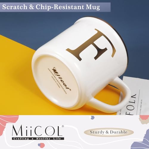 Ceramic Coffee Mug 16 oz (Letter F Mug)