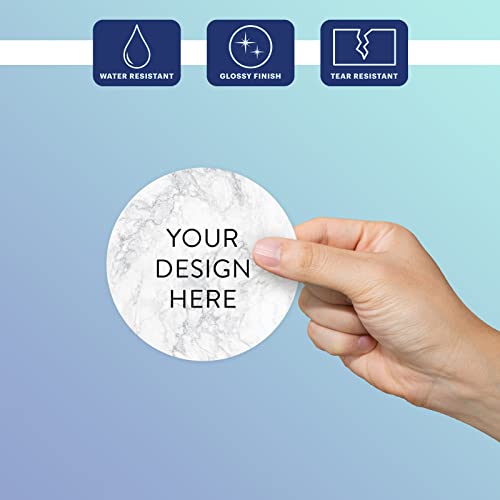 Custom Vinyl Stickers Your Image (100 Count)