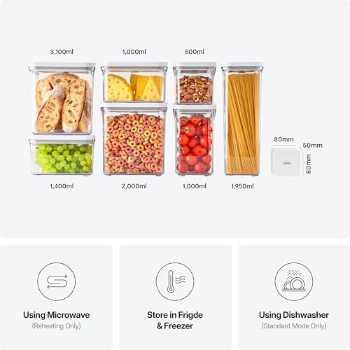 Premium Airtight Food Storage Containers Mega 8P (OT-MEGA SET/8P)