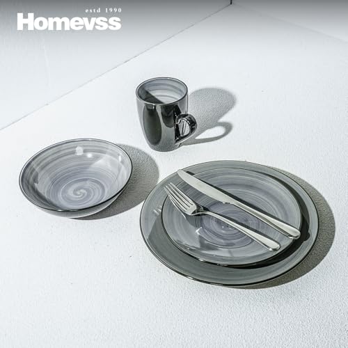 HomeVss Stoneware Sonoma 16pc Dinnerware Set