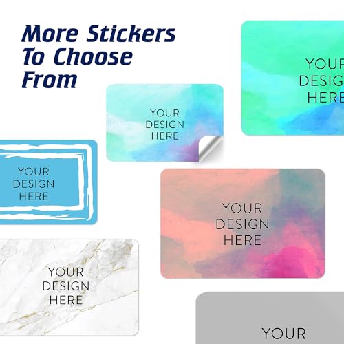 Custom Vinyl Stickers Your Image (Sky Blue / 6x4)