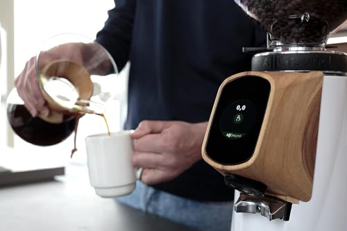 All Ground Burr Grinder (WHITE & WALNUT)