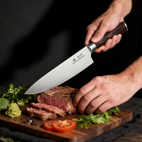 3 Pieces Knife set (Red-brown)