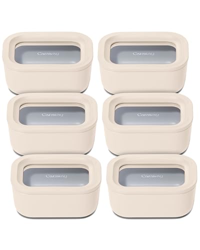 6 Piece Food Storage Container Set (Cream / 2.6 Cup Food Storage (6x))