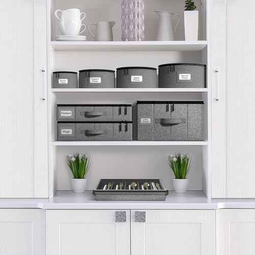 Flatware Storage Box (Gray / 1 Piece Silverware Storage)