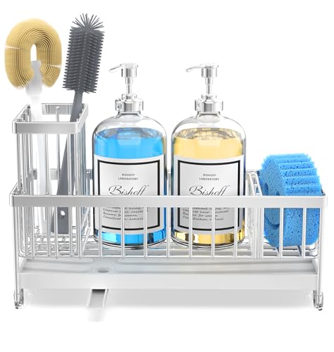 Larger Version Sponge Holder for Kitchen Sink (Stainless Steel)