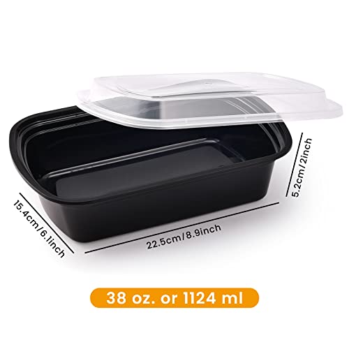 38oz Meal Prep Containers
