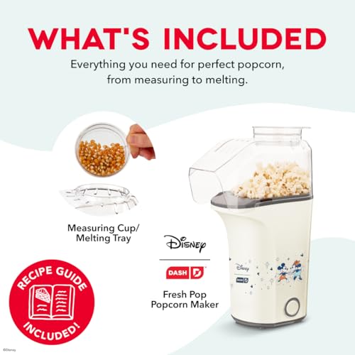 Disney Dash Mickey & Minnie Fresh Pop Popcorn Maker (Mickey & Minnie / 16 cups)