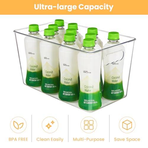 4 Pack Clear Storage Bins (4 Count)