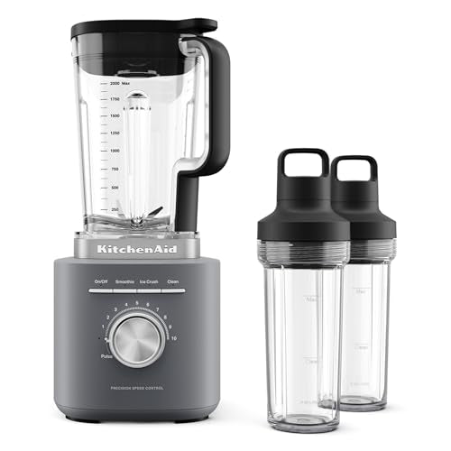 Pure Power Blender with 2 Blending Jars (Matte Charcoal Grey)