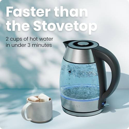 Electric Kettle 1500W (1.9 Quarts / Stainless Steel)