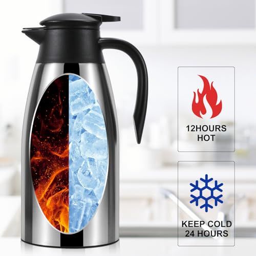 70 oz Thermal Coffee Carafe (Gold / 71 Ounces)