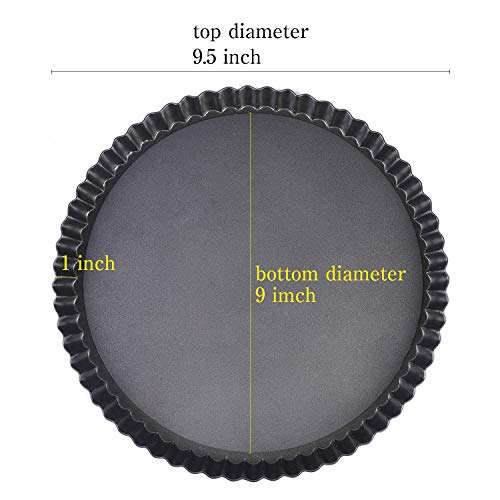 Tart Pan 9 Inch Tart Pans (9*1.1Inch)