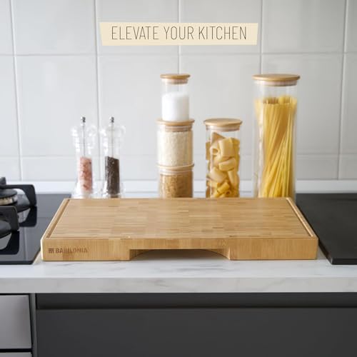 Bamboo Cutting Board (Organic Bamboo / 19.7"L x 12.2"W)