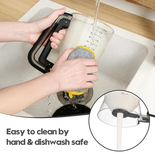 Pancake Batter Dispenser 5 Cup with Sturdy Handle (Black)